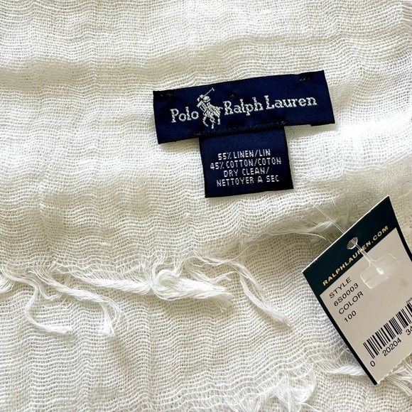 Ralph Lauren linen scarf - Picture 3 of 3